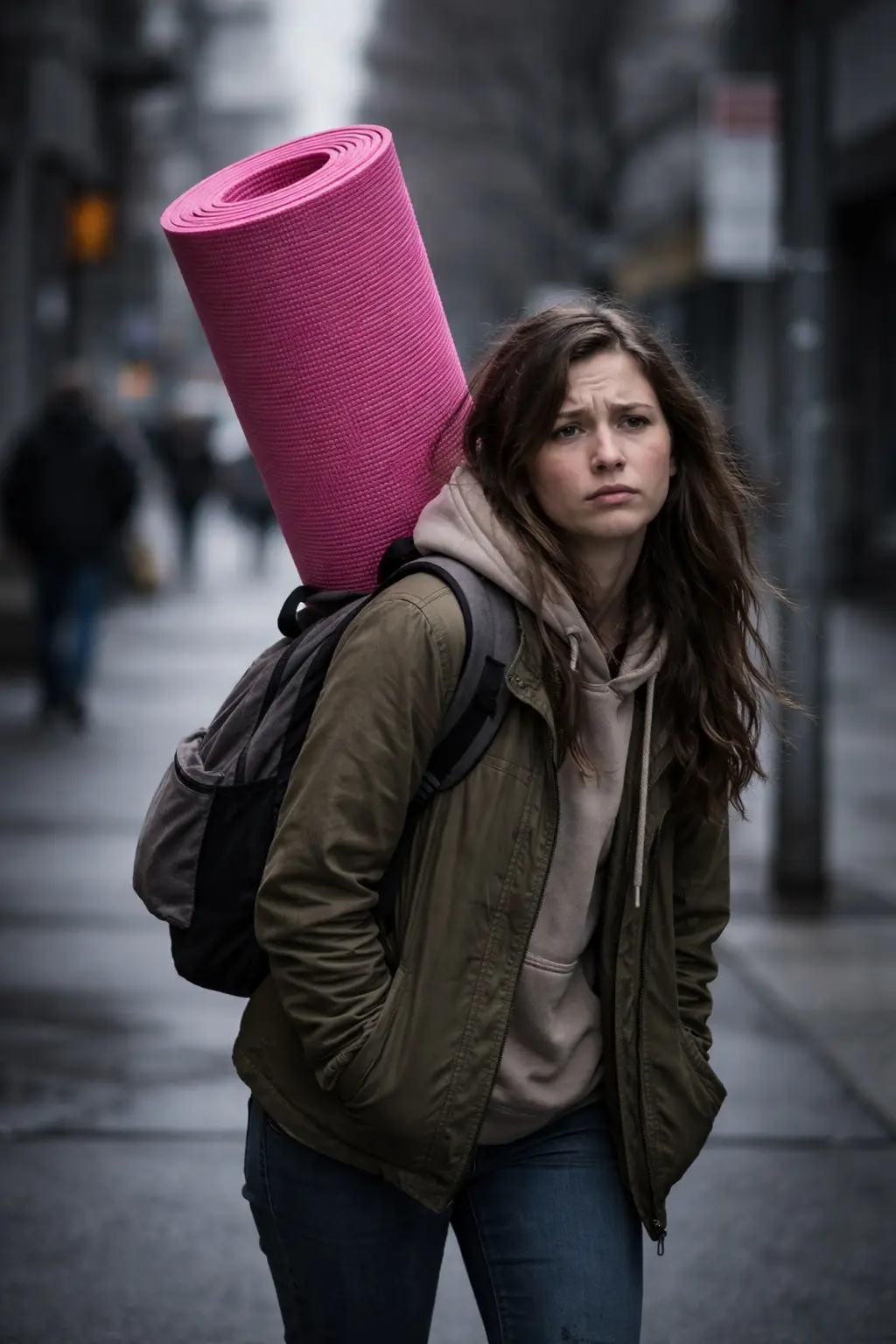 Скрученный коврик